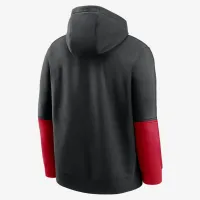 Ohio State Buckeyes Sideline Team Issue Club мужские Nike College Pullover Толстовка с капюшоном цвет черный