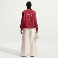 Nike Sportswear Club Fleece женская Crew-Neck свитшот цвет красный
