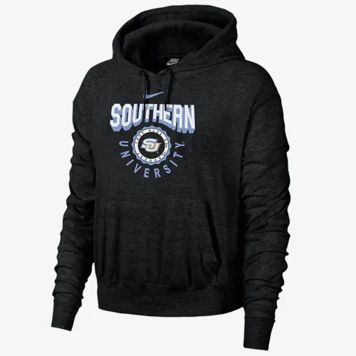 Southern Gym Vintage женская Nike College Толстовка с капюшоном синий