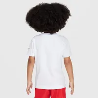 Nike Toddler синийprint футболка цвет белый