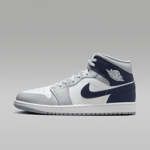Nike Air Jordan 1 Mid чоловічі Кросівки колір білий