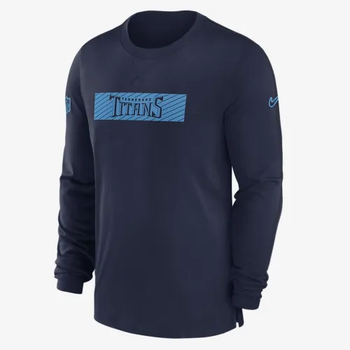 Tennessee Titans Sideline Player Team Issue Men’s Nike Dri-FIT Long-Sleeve Top блакитний