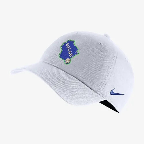 Milwaukee Bucks City Edition Nike NBA Adjustable Cap колір білий