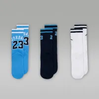 Nike Jordan Big детские Varsity Jersey Crew носки (3 пары) синий