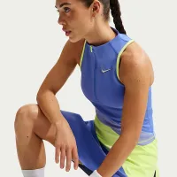 NikeCourt Slam жіноча Dri-FIT Tennis Tank Top блакитний