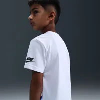 Nike Glow With Me Little дитячі футболка колір білий