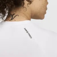 Nike Pro жіноча Dri-FIT Short-Sleeve Top колір білий
