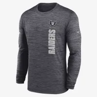 Las Vegas Raiders Sideline Velocity чоловічі Nike Dri-FIT NFL Long-Sleeve футболка колір чорний