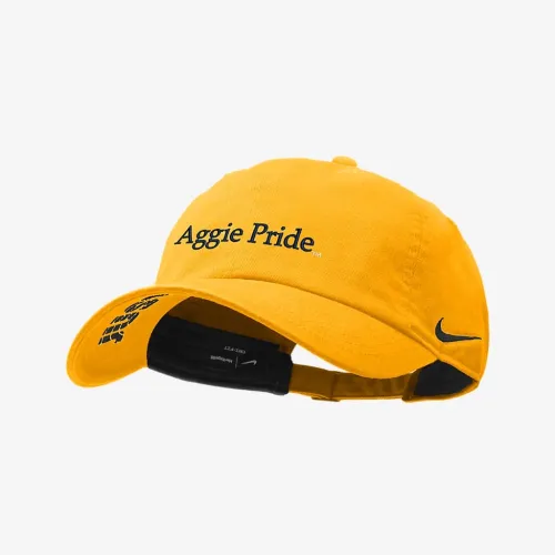 North Carolina A&T Nike College Adjustable Cap цвет коричневый