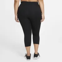 Nike One жіноча Mid-Rise Crop лосіни (великі розміри) колір чорний