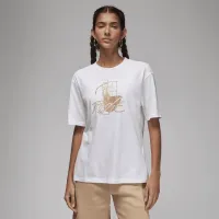 Nike Jordan жіноча Graphic футболка колір білий