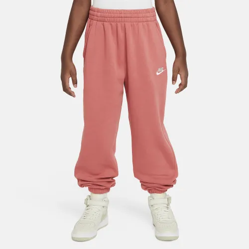 Nike Sportswear Club Fleece Big дитячі Loose Pants колір червоний