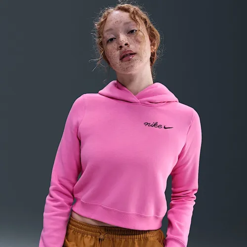 Nike Sportswear Phoenix Fleece жіноча Shrunken Толстовка з капюшоном Pink