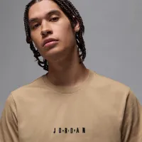 Nike Jordan Air мужские футболка цвет коричневый