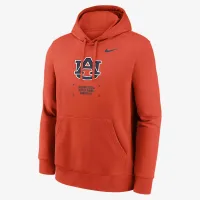 Auburn Club баскетбольні 2-Hit чоловічі Nike College Pullover Толстовка з капюшоном Orange