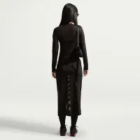 Nike Sportswear жіноча Tight Long-Sleeve Sheer Top колір чорний