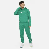 Nike Multi+ Big дитячі Therma-FIT Pullover Толстовка з капюшоном колір зелений