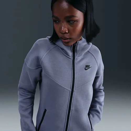 Nike Sportswear Tech Fleece Windrunner женская Full-Zip Толстовка с капюшоном синий