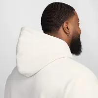 Nike Solo Swoosh мужские Fleece Pullover Толстовка с капюшоном цвет серый