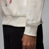 Nike Jordan Flight Fleece чоловічі Graphic Pullover Толстовка з капюшоном колір білий