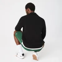 Кофта/футболка Lacoste SH1927-031 -  Черная