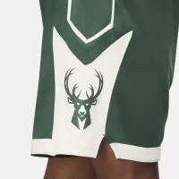 Milwaukee Bucks Icon Edition чоловічі Nike NBA Swingman шорти колір зелений