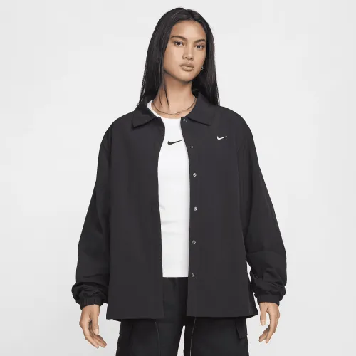 Nike Sportswear Essential женская оверсайз UV Woven Coaches' Куртка цвет черный
