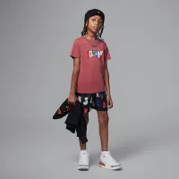 Nike Jordan Little дитячі Signature футболка колір червоний