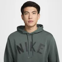 Nike Swoosh чоловічі Dri-FIT French Terry Pullover Fitness Толстовка з капюшоном колір зелений