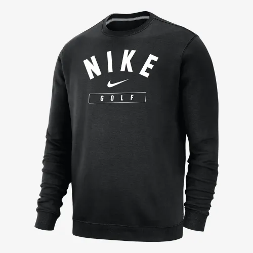 Nike для гольфу чоловічі Crew-Neck світшот колір чорний
