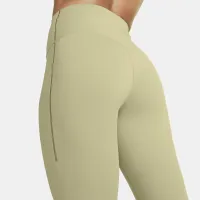 Nike Universa жіноча Medium-Support З високою талією 7/8 лосіни з кишенямиколір коричневий