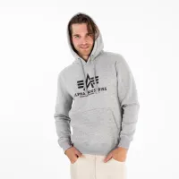 Кофта/футболка Alpha Industries Basic Hoody 17831217 - Серая