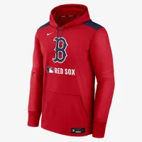 Boston цвет красный Sox Authentic Collection мужские Nike Therma MLB Pullover Толстовка с капюшоном цвет красный