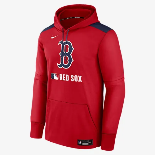 Boston колір червоний Sox Authentic Collection чоловічі Nike Therma MLB Pullover Толстовка з капюшоном колір червоний