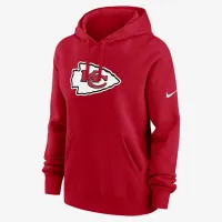 Kansas City Chiefs Club женская Nike NFL Pullover Толстовка с капюшоном цвет красный