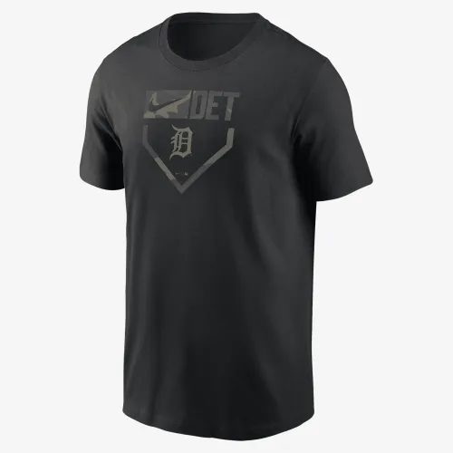 Detroit Tigers Camo мужские Nike MLB футболка цвет черный