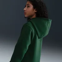 Nike Sportswear Club Fleece Big детские Толстовка с капюшоном цвет зеленый