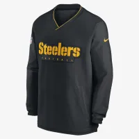 Pittsburgh Steelers Sideline чоловічі Nike NFL Long-Sleeve Вітровка колір чорний
