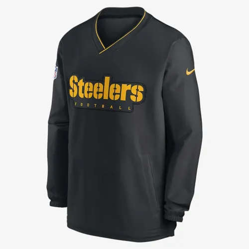 Pittsburgh Steelers Sideline чоловічі Nike NFL Long-Sleeve Вітровка колір чорний