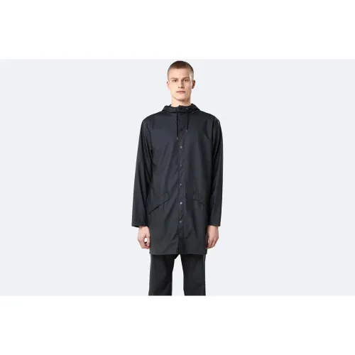 Куртка Rains Long 1202-01 - Чорна