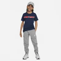 Paris Saint-Germain Big детские Nike Soccer футболка синий