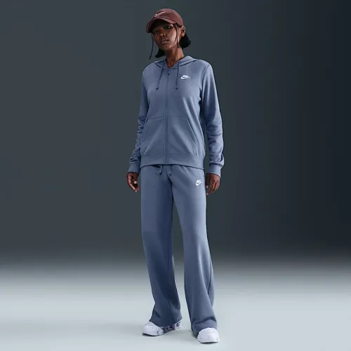 Nike Sportswear Club Fleece жіноча Mid-Rise Wide-Leg Sweatpants блакитний