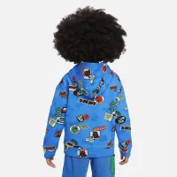 Nike Sportswear Little дитячі Printed Толстовка з капюшоном блакитний