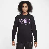 Nike Max90 чоловічі Long-Sleeve баскетбольні футболка колір чорний