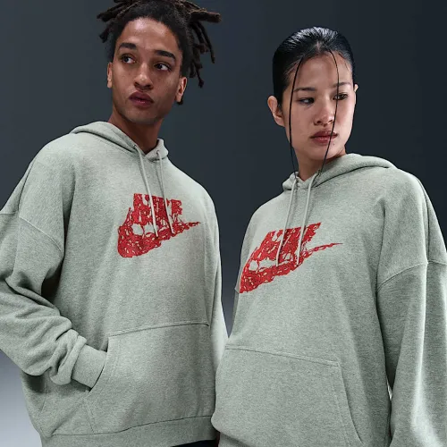 Nike Sportswear чоловічі оверсайз Толстовка з капюшоном колір сірий