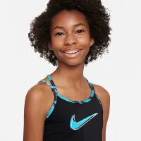 Nike Big дитячі (Girls') T-Crossback Tankini комплект блакитний