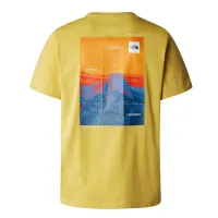 Футболка The North Face Foundation Heat 0A882XQOA1 - желтая