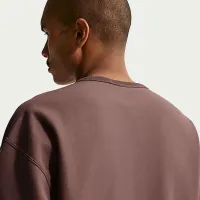 Nike Solo Swoosh чоловічі Fleece Crew колір фіолетовий