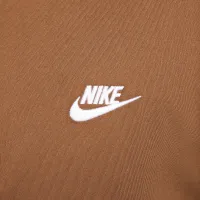 Nike Sportswear Club чоловічі футболка колір коричневий