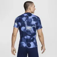 Tottenham Hotspur Academy Pro мужские Nike Dri-FIT Soccer Short-Sleeve Pre-Match Top синий